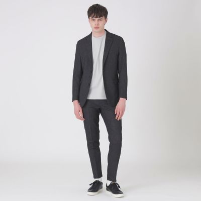 一部店舗限定】デニムライクカラミジャケット | BLACK LABEL