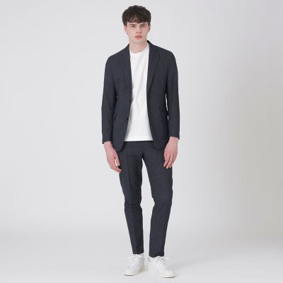 一部店舗限定】デニムライクカラミジャケット | BLACK LABEL