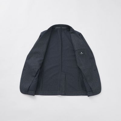 一部店舗限定】デニムライクカラミジャケット | BLACK LABEL