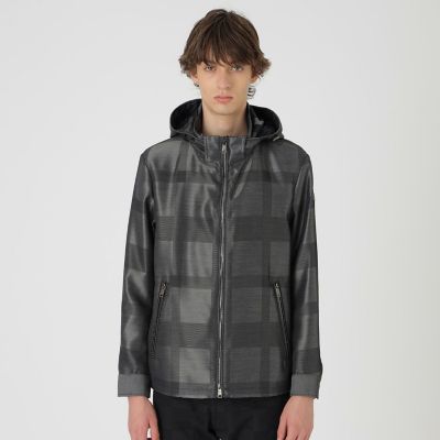 シャドーチェックカルゼパーカー | BLACK LABEL CRESTBRIDGE (Men