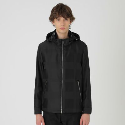 シャドーチェックカルゼパーカー | BLACK LABEL CRESTBRIDGE (Men