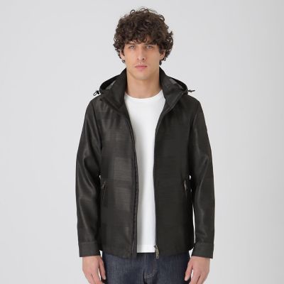BLACK LABEL CRESTBRIDGE パーカー ジャケット シャドーチェックカルゼパーカー | BLACK LABEL CRESTBRIDGE (Men