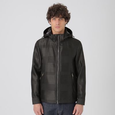 シャドーチェックカルゼパーカー | BLACK LABEL CRESTBRIDGE (Men