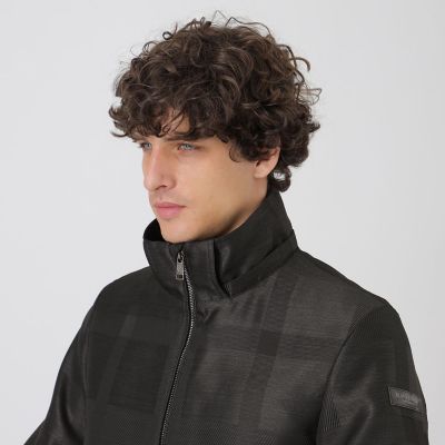 シャドーチェックカルゼパーカー | BLACK LABEL CRESTBRIDGE (Men