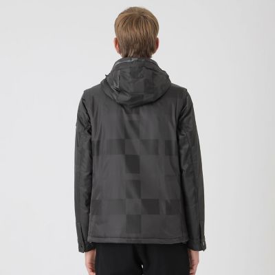シャドーチェック4WAYパデッドパーカー | BLACK LABEL CRESTBRIDGE