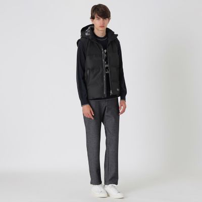 シャドーチェックダウンベスト | BLACK LABEL CRESTBRIDGE (Men