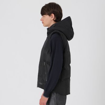 シャドーチェックダウンベスト | BLACK LABEL CRESTBRIDGE (Men