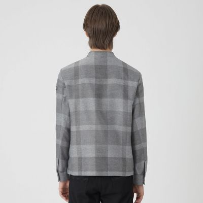 シャドーチェックカラミライダースブルゾン | BLACK LABEL CRESTBRIDGE