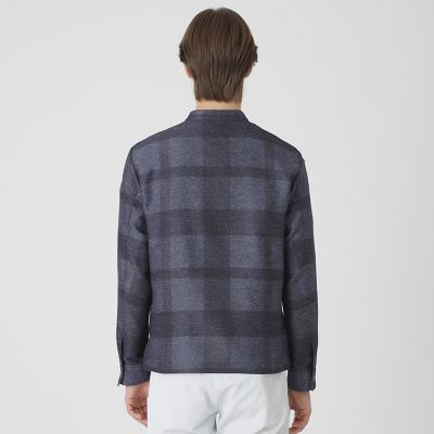 シャドーチェックカラミライダースブルゾン | BLACK LABEL CRESTBRIDGE