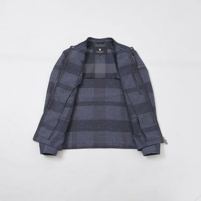 シャドーチェックカラミライダースブルゾン | BLACK LABEL CRESTBRIDGE