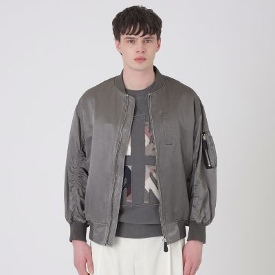 ガーメントウォッシュブリーチサテンMA－1 | BLACK LABEL