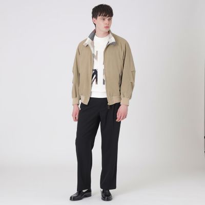 ガーメントウォッシュハリントンジャケット | BLACK LABEL CRESTBRIDGE