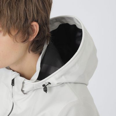 BLACK lab．】シャドーチェックハイブリッドパーカー | BLACK