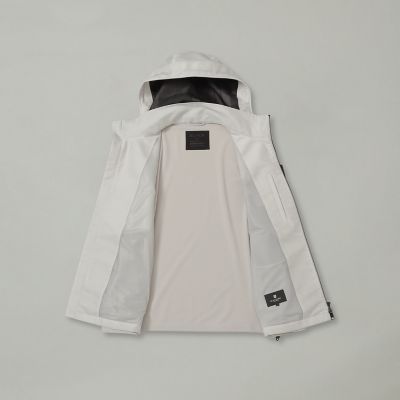 BLACK lab．】シャドーチェックハイブリッドパーカー | BLACK