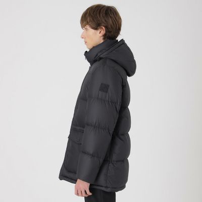 BLACK lab．】ライトウェイトミドルレングスリップダウン