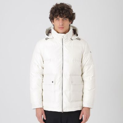 クレストブリッジチェックコンビショートダウン | BLACK LABEL