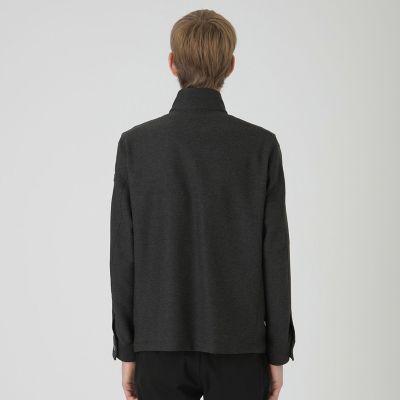 一部店舗限定】メランジダブルフェイススタンドブルゾン | BLACK LABEL