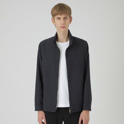 一部店舗限定】メランジダブルフェイススタンドブルゾン | BLACK LABEL