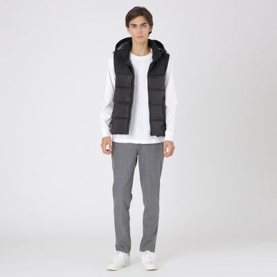 一部店舗限定】パーシャルチェックダウンベスト | BLACK LABEL