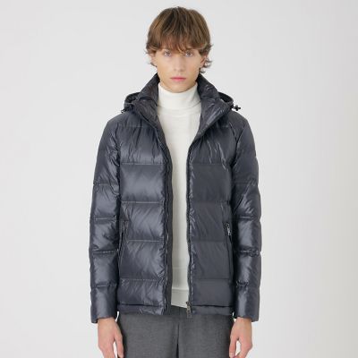 一部店舗限定】クレストブリッジチェックコンビネーションダウン