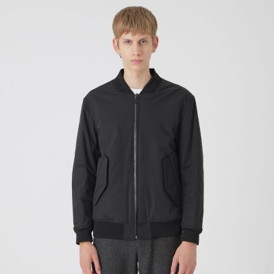 一部店舗限定】リバーシブルクレストブリッジチェックMA－1 | BLACK