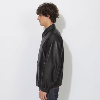 WEB限定】フェイクレザーフライトジャケット | BLACK LABEL