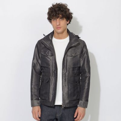 WEB限定】シャドーチェックM65パーカー | BLACK LABEL