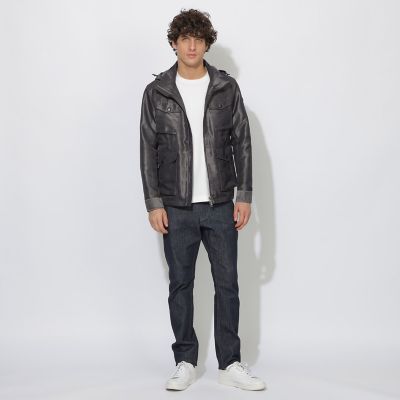 WEB限定】シャドーチェックM65パーカー | BLACK LABEL