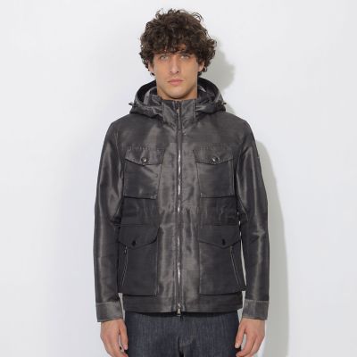 WEB限定】シャドーチェックM65パーカー | BLACK LABEL