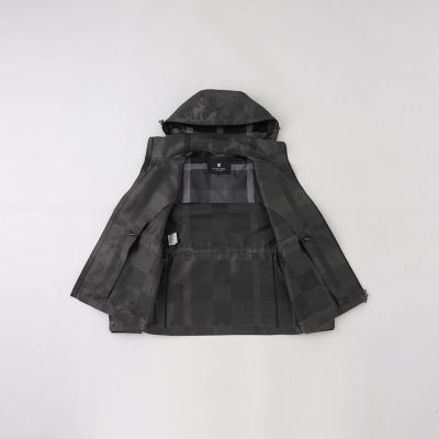 BLACKLABELブラックレーベル　シャドーチェックパーカー　ベージュMサイズ WEB限定】シャドーチェックM65パーカー | BLACK LABEL