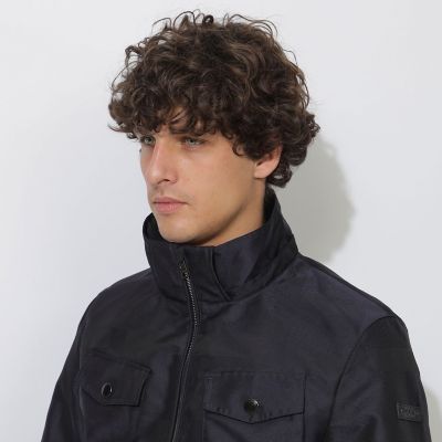 WEB限定】シャドーチェックM65パーカー | BLACK LABEL