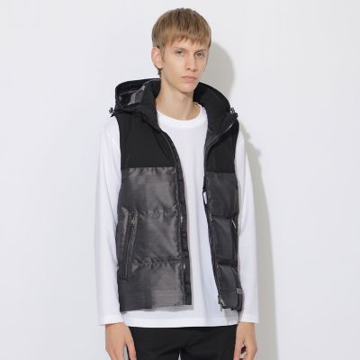 WEB限定】シャドーチェックダウンベスト | BLACK LABEL CRESTBRIDGE