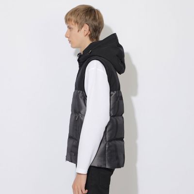 WEB限定】シャドーチェックダウンベスト | BLACK LABEL CRESTBRIDGE
