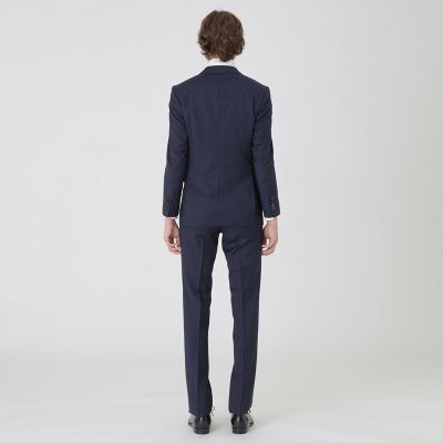 ブラックレーベルクレストブリッジ 3ピース セットアップスーツ ストライプ 38 ブルーピンストライプスーツ | BLACK LABEL CRESTBRIDGE (Men