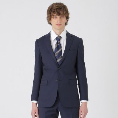 ＜BLACK LABEL CRESTBRIDGE (Men)＞ブルーピンストライプスーツ