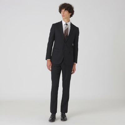 ブラックソリッドスーツ | BLACK LABEL CRESTBRIDGE (Men)/ブラック