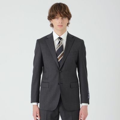 ＜BLACK LABEL CRESTBRIDGE (Men)＞ＭＡＲＴＩＮＳＯＮＳダークグレーソリッド