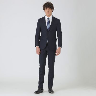 プレミアムネイビーソリッドスーツ | BLACK LABEL CRESTBRIDGE (Men