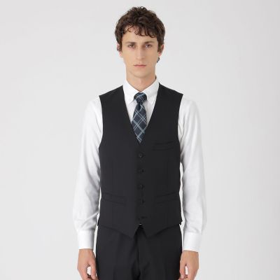 ブラックソリッドスリーピーススーツ | BLACK LABEL CRESTBRIDGE (Men