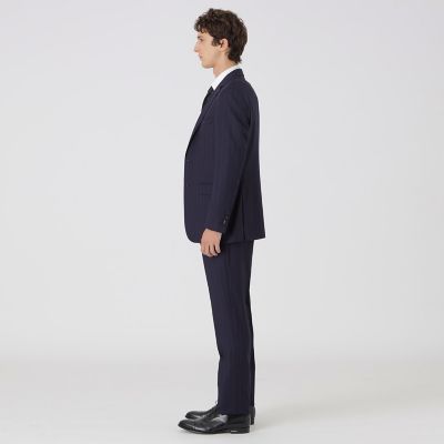 ネイビーオルタネートストライプスリーピーススーツ | BLACK LABEL