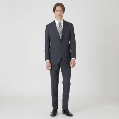 MIYUKIヘップバーングレーTOPツイルスーツ | BLACK LABEL 