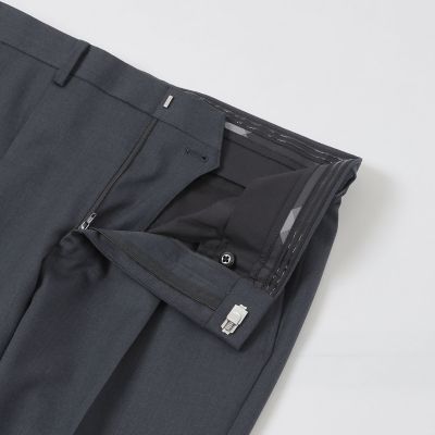 MIYUKIヘップバーングレーTOPツイルスーツ | BLACK LABEL