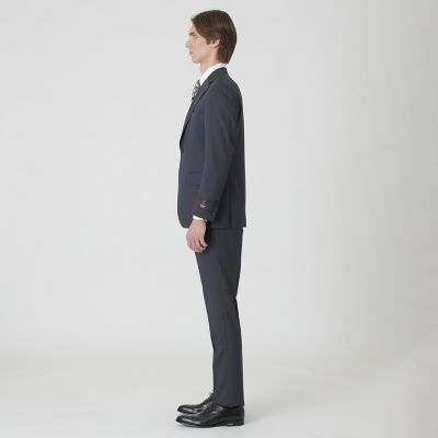 MIYUKIヘップバーングレーTOPツイルスーツ | BLACK LABEL