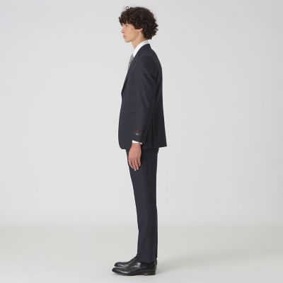 MIYUKIヘップバーングレーTOPシャドーヘリンボーンスーツ