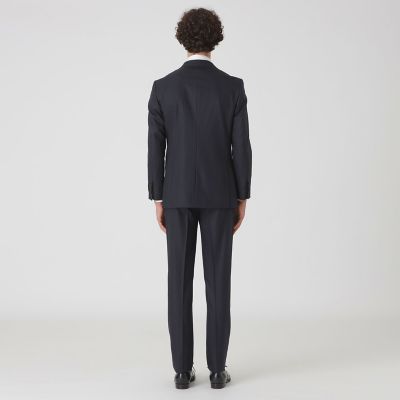 MIYUKIヘップバーングレーTOPシャドーヘリンボーンスーツ