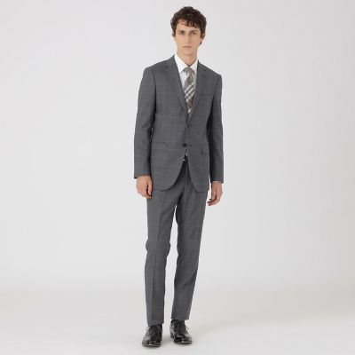 一部店舗限定】グレーライトブルーウィンドーペンスーツ | BLACK LABEL