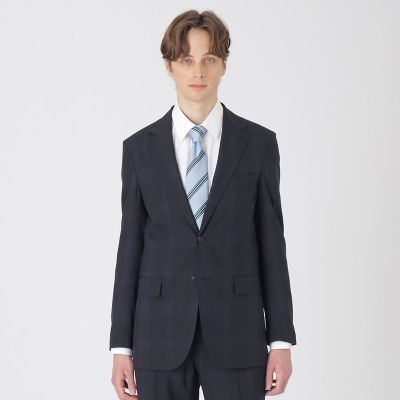 ＜BLACK LABEL CRESTBRIDGE (Men)＞ライトウェイトウールクレストブリッジチェックスーツ