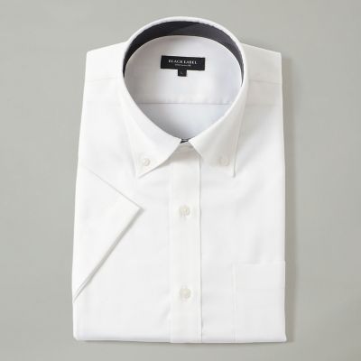 シャドークレストブリッジチェックハーフスリーブボタンダウンシャツ