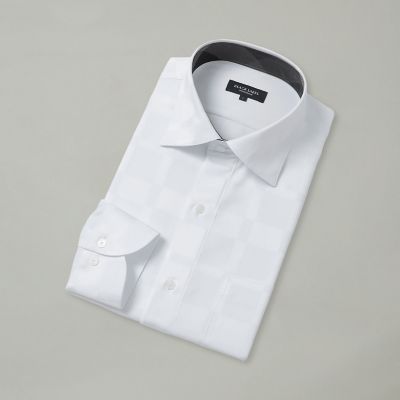 ハーフスケールシャドークレストブリッジチェックセミワイドカラー