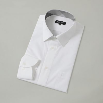 ＜BLACK LABEL CRESTBRIDGE (Men)＞ソリッドレギュラーカラーシャツ